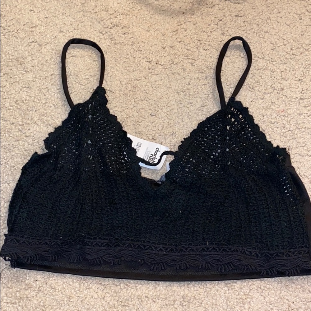 Charlotte Russe Crochet crop top
